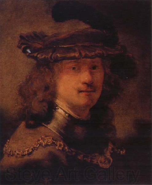 REMBRANDT Harmenszoon van Rijn Self-Portrait France oil painting art
